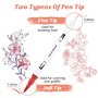 Feutres Coloriage Adulte Enfants 12 bâtons, Double Pointe Feutres Aquarelle et Stylos de Couleurs Mandala Aquarelle Brush Pen Tw