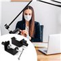 LWLWA 2 Pièces Mini Serre Joint, Réglable Alliage D'aluminium Pince C Robuste, avec Fond Éponge, Pince Bureau Support, pour Pied