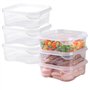HEKOBAG 6 Pièces Boite Alimentaire 350ml