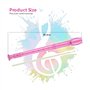 MaNeaz 2 Pièces Bleu + Rose Instrument De Musique Enfant Flute Enfant Flûte À Bec Enfants Flûte À Bec Scolaire Soprano Plastique