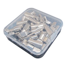 Lot de 60 taquets plats de 6 mm