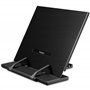 Readaeer Support de lecture portable Support livre de cuisine pour cuisine et bureau en métal pliable