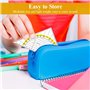 ADERTOS Equerre Ecole Rapporteur 12PCS Règle Equerre Rapporteur 2 en 1 Equerre de Géométrie Hypoténuse Kit Geometrie Triangle Eq