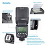 Godox V860II-C TTL Flash pour Canon EOS Caméra 2.4G sans Fil HSS 1/8000s avec Haute Performance Li-ION Batterie Compatible pour 