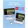 ZOSI H.265+ Kit Vidéo Surveillance avec 8CH H.265+ 5MP Lite DVR et Disque Dur 1 to, 4 Caméra de Surveillance Extérieure IP66, Dé