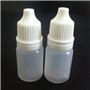 Lot de cinq flacons souples compte-gouttes pour gouttes oculaires, 100 ml, Plastique, 20 ml