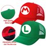 Marrio Casquette de Baseball, 2 PCS Marrio Ensemble Casquette et Lunettes de Soleil Enfant Chapeau de Soleil Réglable Casquette 