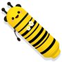 GDFJBG Trousse Ecole 2 en1 en Silicone Souple - Trousse Silicone Verticale, Kawaii Requin Trousse Porte-Stylo de Table,Porte-Plu