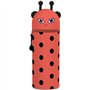 GDFJBG Trousse Ecole 2 en1 en Silicone Souple - Trousse Silicone Verticale