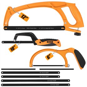 BEETRO Scie à Métaux - 3 Tailles (12'' Standard