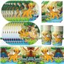 51PCS Lion Thème Couverts De Fête