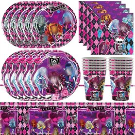 51PCS Monster Thème Couverts De Fête