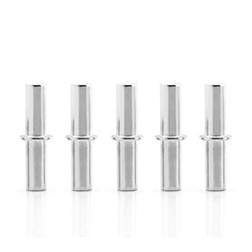 Gasea 100pcs Nickelé Ø5mm Taquets Pour Étagères Support d'Étagère Métallique Goujons de Support d'Étagère