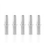 Gasea 100pcs Nickelé Ø5mm Taquets Pour Étagères Support d'Étagère Métallique Goujons de Support d'Étagère