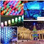 Gasea 500Pcs 5mm LED Diode Électroluminescente Lumière Émettant Diode Assortiment Kit Électroniques de Lampes Composants Pour Ar