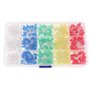 Gasea 500Pcs 5mm LED Diode Électroluminescente Lumière Émettant Diode Assortiment Kit Électroniques de Lampes Composants Pour Ar