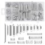 Gasea 200pcs Ressorts de Compression et de Rallonge Assortiment en Acier Galvanisé 8 Tailles Traction Ressorts et 12 Tailles Com