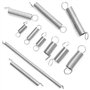 Gasea 200pcs Ressorts de Compression et de Rallonge Assortiment en Acier Galvanisé 8 Tailles Traction Ressorts et 12 Tailles Com