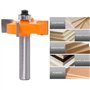 Gasea 3pcs 8mm 4-Lame Fraise à Bois T-Forme Fraise de Rainure Set Coupe Outil de Travail du Bois Orange Lame Hauteur:6mm, 8mm, 1