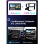 YUNTX Android 14 Autoradio for Mitsubishi Outlander(2012-2018)-4G+64G-[Built in CarPlay/Android Auto/DSP]-GPS 2 Din-Gratuite Cam