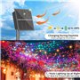 20M 200LED Guirlande Lumineuse Exterieure Solaire Étanche IP65