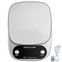 Proster Balance de Cuisine Numérique Rechargeable 3g-10kg Balance Alimentaire Haute Précision 1g Balances Multifonctionnelles Pe