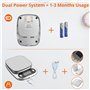 Proster Balance de Cuisine Numérique Rechargeable 3g-10kg Balance Alimentaire Haute Précision 1g Balances Multifonctionnelles Pe