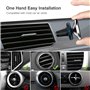FLOVEME Support Telephone Voiture Magnetique, Support Portable Voiture à Grille Aération 360° Rotation Aimant Telephone Voiture 