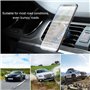 FLOVEME Support Telephone Voiture Magnetique, Support Portable Voiture à Grille Aération 360° Rotation Aimant Telephone Voiture 