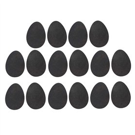 CAREOR 8 Paires Anti-dérapant Chaussure Grips Coussinets Autocollant Chaussure à Talon Coussinets en Caoutchouc Protecteur de Se