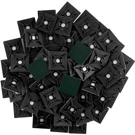 STARVAST 100Pcs Embases Adhesive pour Attache de Cable