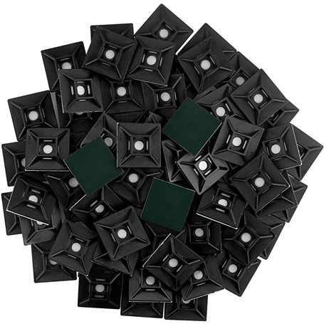 STARVAST 100Pcs Embases Adhesive pour Attache de Cable