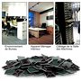 STARVAST 100Pcs Embases Adhesive pour Attache de Cable,28mmx28mm,Serre-Câbles Auto Adhésif,Adhésifs Noir Supports Auto-Adhésifs 