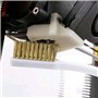 FOGAWA 3pcs Brosses Métalliques Brosse en Laiton Broussailleux Mini Brosse de Nettoyage pour éliminer Rouille Taches et Fongique