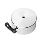 Sourcingmap Uxcell 24V DC 1400N 2.22lb Électro-aimant de levage Argenté Rond Aimant