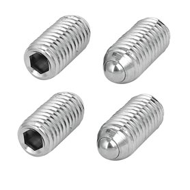 sourcing map M10x20mm 304 Vis à pression à tête ronde à six pans creux acier inox ressort 4pcs