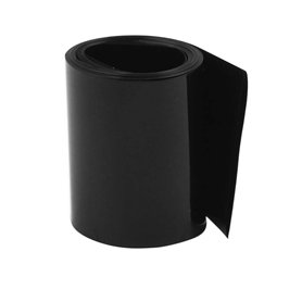 sourcing map Gaine Thermorétractable Emballage Batterie PVC Thermorétractable Tuyau Tube 50mm Plat pour 18650 Puissance Fournitu
