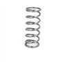 sourcing map Ressort de Compression 1mmx10mmx25mm 304 Acier Inoxydable Argenté 10pcs