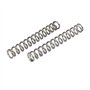 sourcing map Ressort de Compression 1mmx7mmx50mm 304 Acier Inoxydable Argenté 10pcs