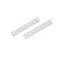 sourcing map Ressort de Compression 0.4mmx4mmx30mm 304 Acier Inoxydable Argenté 10pcs
