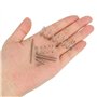 sourcing map Ressort de Compression 0.3mmx2mmx35mm 304 Acier Inoxydable Argenté 10pcs