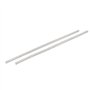 sourcing map Ressort de Compression 0.8mmx7mmx305mm 304 Acier Inoxydable Argenté 2pcs
