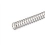 sourcing map Ressort de Compression 0.8mmx7mmx305mm 304 Acier Inoxydable Argenté 2pcs