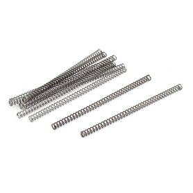 sourcing map 0.3mmx2mmx40mm acier inox 304 Compression Ressort Argenté 10pc