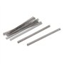 sourcing map 0.3mmx2mmx40mm acier inox 304 Compression Ressort Argenté 10pc