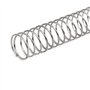 sourcing map Ressort de Compression 0.6mmx10mmx305mm 304 Acier Inoxydable Argenté 2pcs