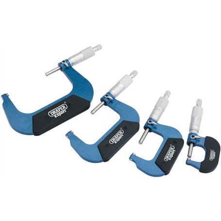 Draper 46607 Micromètre externe 0-100 mm 4 pièces (Import Grande Bretagne)