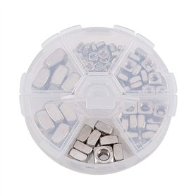 INCREWAY 100 écrous carrés en acier inoxydable