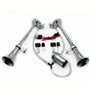 YIYIDA Klaxon d'Air Chrome Zinc 165db Pour Voiture