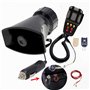 YIYIDA Klaxon de voiture avec connexion pour allume cigare de voiture 130db Car Horn Trompette de camion Sirène de voiture avec
